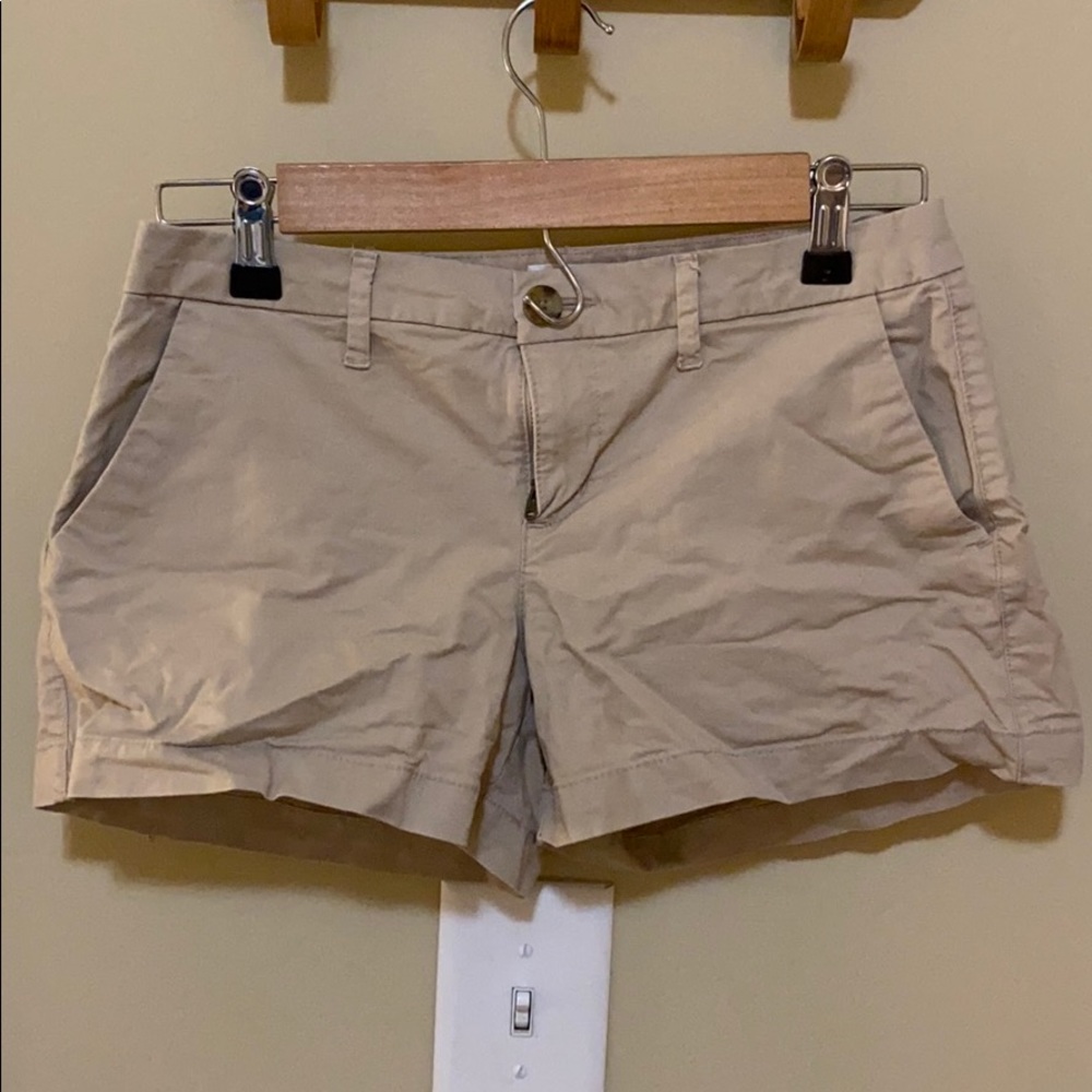 Khaki color shorts
